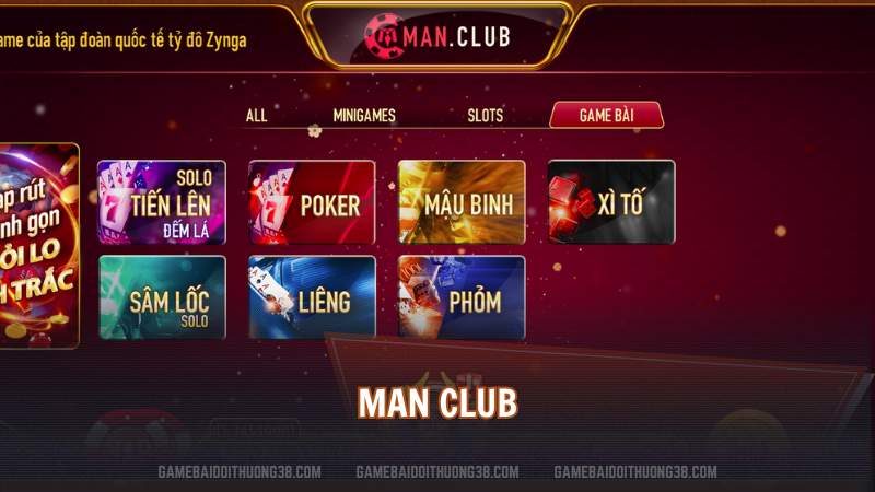 Man Club – Cổng Game Đẳng Cấp Dành Cho Phái Mạnh