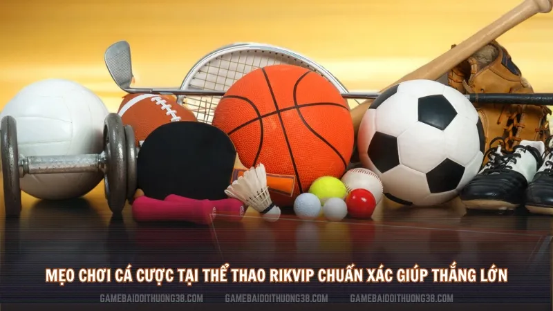 Mẹo chơi cá cược tại Thể thao Rikvip chuẩn xác giúp thắng lớn