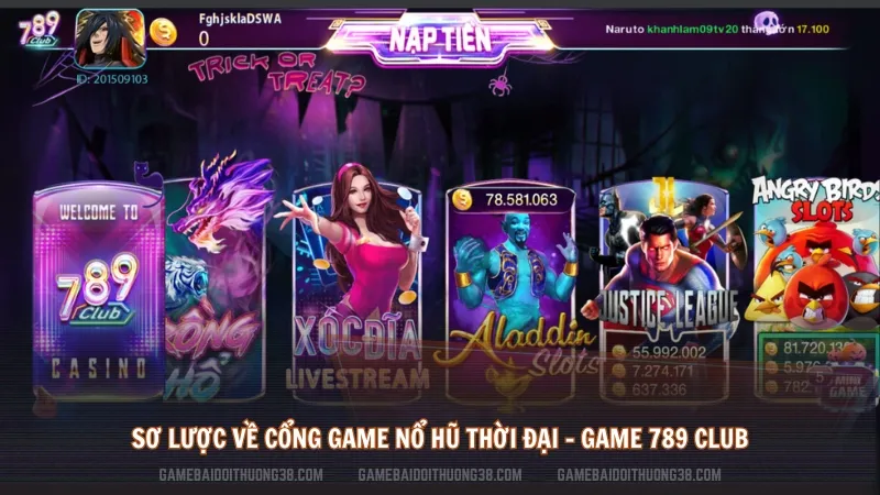 Sơ lược về cổng game nổ hũ thời đại – game 789 club