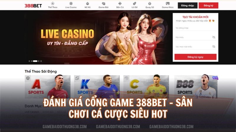 Cổng Game 388Bet