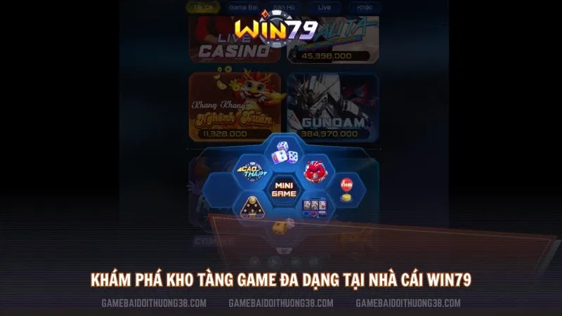 Khám phá kho tàng game đa dạng tại nhà cái Win79