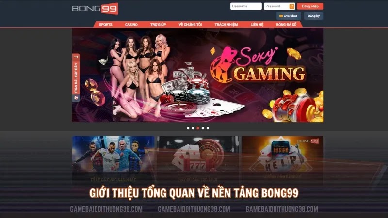 Giới thiệu tổng quan về nền tảng Bong99