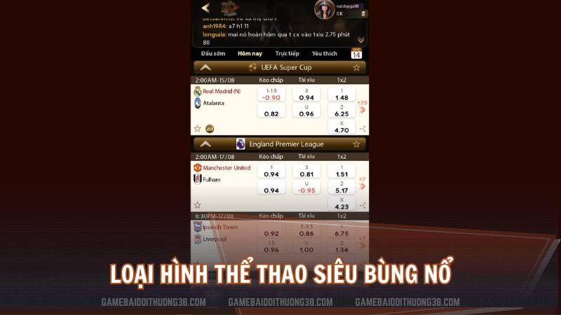 Loại hình Thể Thao siêu bùng nổ