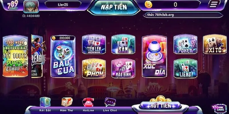 789CLUB Kiểm tra giao diện hình ảnh